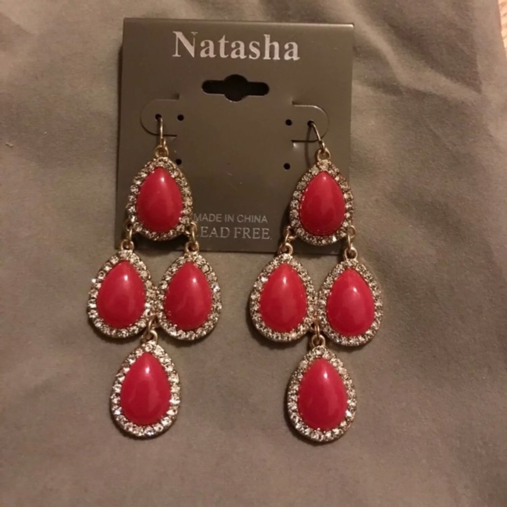 Pink Dangling earrings